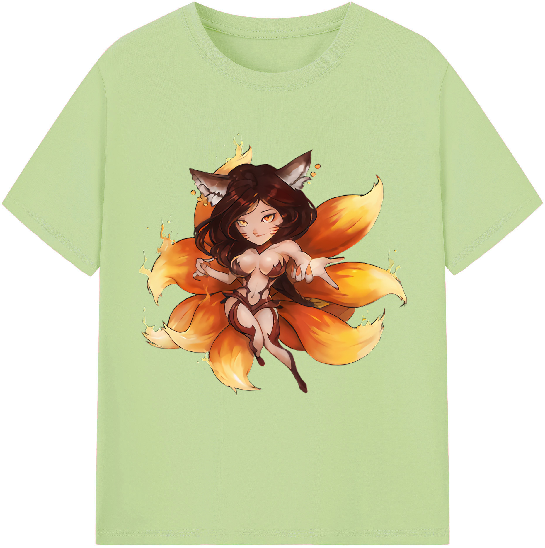リーグ・オブ・レジェンド League of Legends LOL 綿100％半袖Tシャツ（フロントプリント）